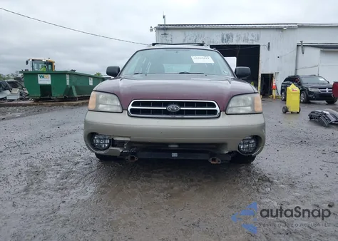 2000 Subaru Outback z USA, uszkodzony, nr VIN 4S3BH6750Y6601505